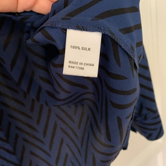 Madewell et Sézane Silk Button Blouse - Picture 3 of 5